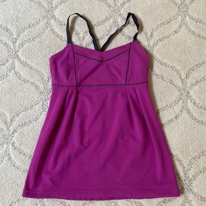 Like new lululemon Get Focused tank in dewberry